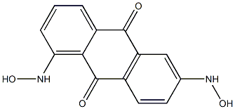 1,6-Bis(hydroxyamino)anthraquinone 结构式