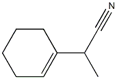 2-(1-Cyclohexenyl)propanenitrile 结构式