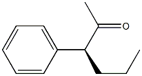 [S,(+)]-3-Phenyl-2-hexanone 结构式