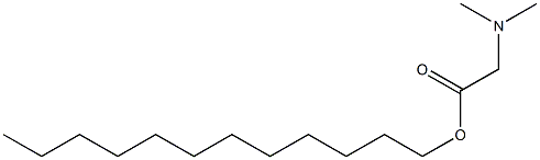 Dodecyl (dimethylamino)acetate 结构式