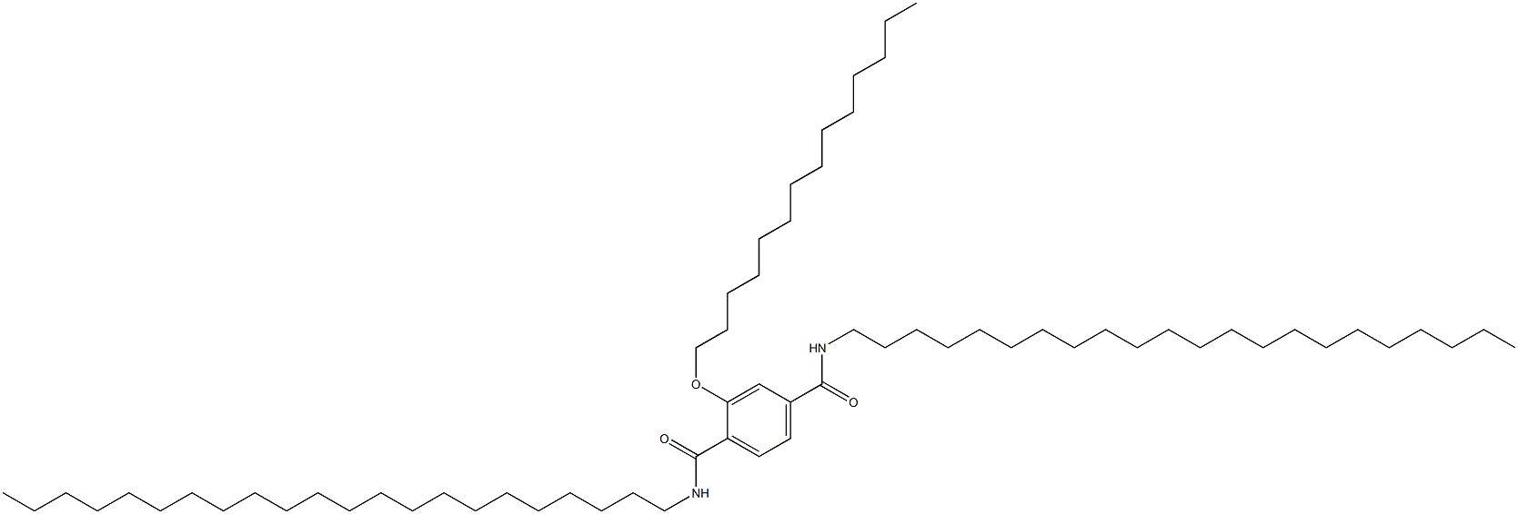 2-(Tetradecyloxy)-N,N'-didocosylterephthalamide 结构式