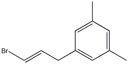 1-(3-Bromoallyl)-3,5-dimethylbenzene 结构式