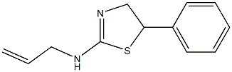 2-(2-Propenylamino)-5-phenyl-2-thiazoline 结构式