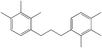 4,4'-(1,3-Propanediyl)bis(1,2,3-trimethylbenzene) 结构式