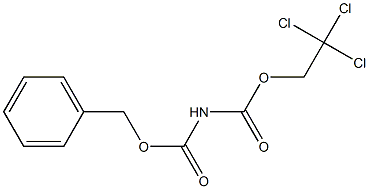 N-[(2,2,2-Trichloroethyl)oxycarbonyl]carbamic acid benzyl ester 结构式