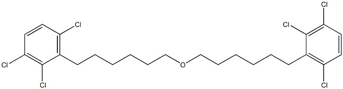 2,3,6-Trichlorophenylhexyl ether 结构式