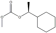 (-)-Carbonic acid methyl[(S)-1-cyclohexylethyl] ester 结构式