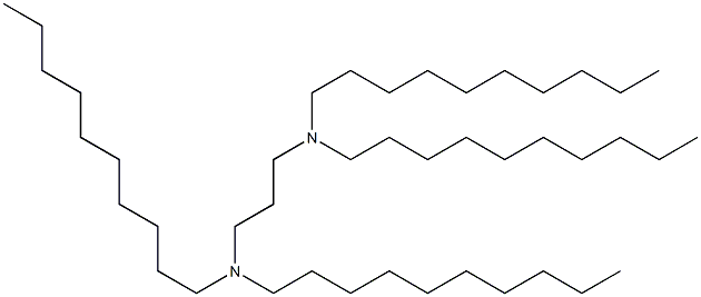 N,N,N',N'-Tetra(decyl)-1,3-propanediamine 结构式