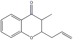 2,3-Dihydro-3-methyl-2-(2-propenyl)-4H-1-benzopyran-4-one 结构式