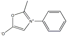 2-Methyl-3-phenyloxazolium-5-olate 结构式