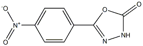 5-(4-Nitrophenyl)-1,3,4-oxadiazol-2(3H)-one 结构式