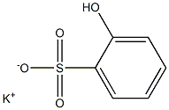 2-Hydroxybenzenesulfonic acid potassium salt 结构式
