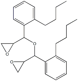 2-Butylphenylglycidyl ether 结构式