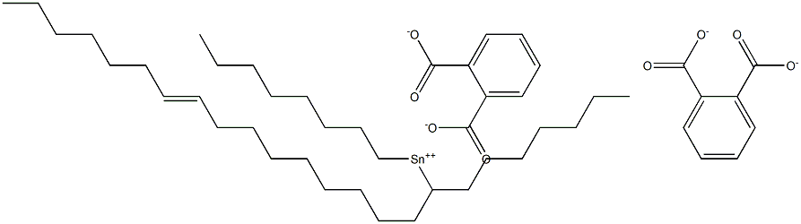 Bis[phthalic acid 1-(9-hexadecenyl)]dioctyltin(IV) salt 结构式