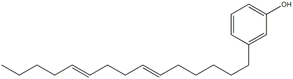 3-(6,10-Pentadecadienyl)phenol 结构式