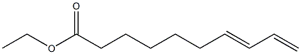 7,9-Decadienoic acid ethyl ester 结构式