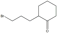 2-(3-Bromopropyl)cyclohexanone 结构式