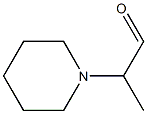2-Piperidinopropanal 结构式