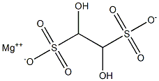 1,2-Dihydroxyethane-1,2-disulfonic acid magnesium salt 结构式
