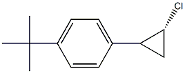 1-[(2R)-2-Chlorocyclopropyl]-4-(1,1-dimethylethyl)benzene 结构式
