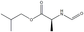 (S)-2-Formylaminopropionic acid 2-methylpropyl ester 结构式