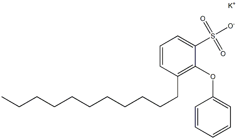 2-Phenoxy-3-undecylbenzenesulfonic acid potassium salt 结构式