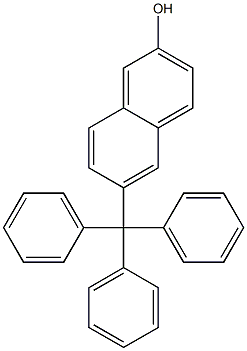 6-(Triphenylmethyl)-2-naphthol 结构式