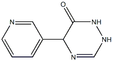 5-(3-Pyridinyl)-1,2-dihydro-1,2,4-triazin-6(5H)-one 结构式