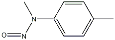 N,4-Dimethyl-N-nitrosoaniline 结构式