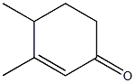 3,4-Dimethyl-2-cyclohexen-1-one 结构式