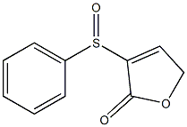 3-(Phenylsulfinyl)-2(5H)-furanone 结构式