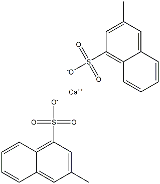 Bis(3-methyl-1-naphthalenesulfonic acid)calcium salt 结构式