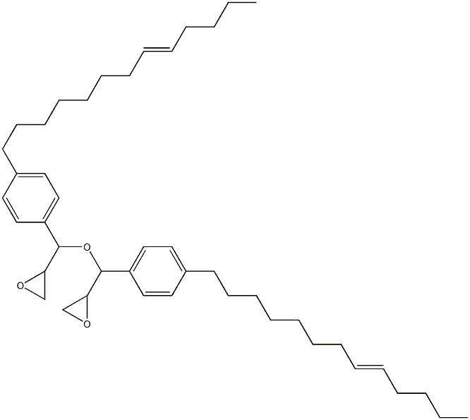 4-(8-Tridecenyl)phenylglycidyl ether 结构式