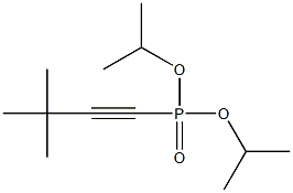 3,3-Dimethyl-1-butynylphosphonic acid diisopropyl ester 结构式