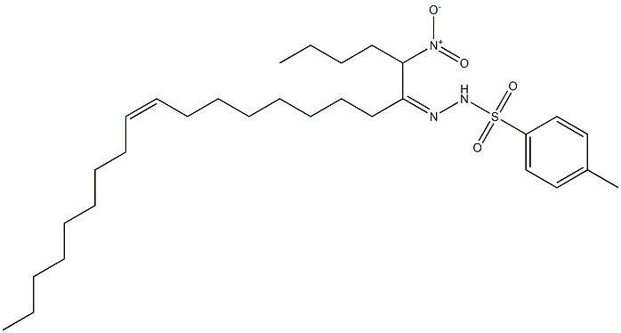 (9Z)-18-[2-(4-Methylphenylsulfonyl)hydrazono]-19-nitro-9-tricosene 结构式