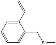 2-[(Methylseleno)methyl]styrene 结构式