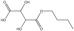 Tartaric acid hydrogen 1-butyl ester 结构式