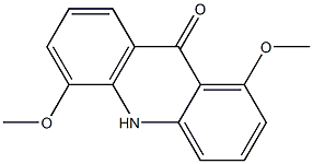 1,5-Dimethoxyacridin-9(10H)-one 结构式