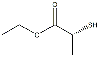 [R,(+)]-2-Mercaptopropionic acid ethyl ester 结构式