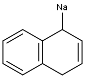 (1,4-Dihydronaphthalen)-1-ylsodium 结构式