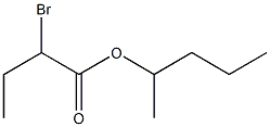 (-)-2-Bromobutyric acid pentan-2-yl ester 结构式
