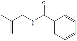 N-(2-Methyl-2-propenyl)benzamide 结构式