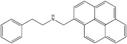 1-(2-Phenylethylaminomethyl)pyrene 结构式