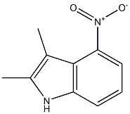 2,3-Dimethyl-4-nitro-1H-indole 结构式