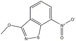 3-Methoxy-7-nitro-1,2-benzisothiazole 结构式