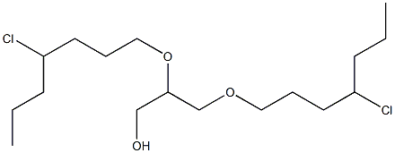 2,3-Bis(4-chloroheptyloxy)-1-propanol 结构式