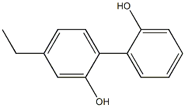 4-Ethyl-1,1'-biphenyl-2,2'-diol 结构式