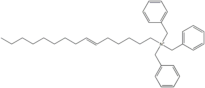 (6-Pentadecenyl)tribenzylaminium 结构式