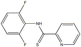 N-[2,6-Difluorophenyl]pyridine-2-carbothioamide 结构式