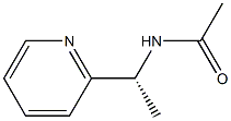 N-[(R)-1-(2-Pyridinyl)ethyl]acetamide 结构式